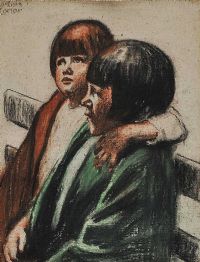 THE SISTERS by William Conor RHA RUA at Ross's Online Art Auctions