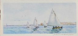 SAILING, ROYAL ULSTER YACHT CLUB by Robert Cresswell Boak ARCA at Ross's Online Art Auctions