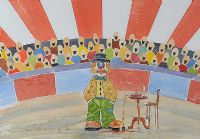 CIRCUS CLOWN by John Marshall at Ross's Online Art Auctions