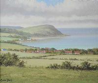 OVERLOOKING BALLYGALLY HEAD at Ross's Online Art Auctions