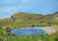 DONEGAL COAST, NEAR GLENCOLMCILLE by Marie Lafferty at Ross's Online Art Auctions