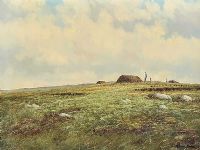 STACKING TURF, ANTRIM by Manson Blair UWS at Ross's Online Art Auctions