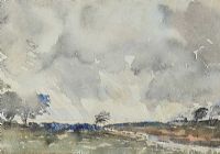 LANDSCAPE WITH COTTAGES by Irish School at Ross's Online Art Auctions