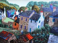 IN THE VEGETABLE GARDEN by George Callaghan at Ross's Online Art Auctions