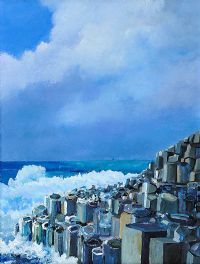 THE GIANT'S CAUSEWAY by Sean Lorinyenko at Ross's Online Art Auctions