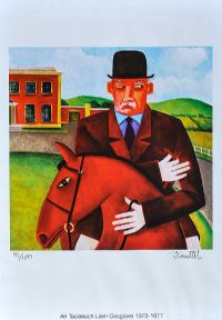 AN TAOISEACH LIAM COSGRAVE by Graham Knuttel at Ross's Online Art Auctions