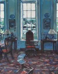 INTERIOR by Hector McDonnell RUA at Ross's Online Art Auctions