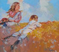 WINDY HILL by Diane Flynn at Ross's Online Art Auctions