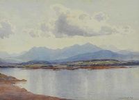 LOUGH REFLECTIONS by Captain George Drummond Fish MBE at Ross's Online Art Auctions