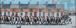 MEN FROM THE SHIPYARD by Cupar Pilson at Ross's Online Art Auctions