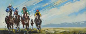 OUT IN FRONT by Alan Beers at Ross's Online Art Auctions