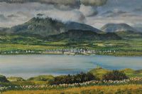 DUNFANAGHY, DONEGAL by Stan Hynds at Ross's Online Art Auctions