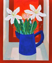 VASE OF FLOWERS by Graham Knuttel at Ross's Online Art Auctions