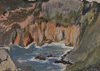 SLIEVE LEAGUE, DONEGAL by Bea Orpen HRHA at Ross's Online Art Auctions