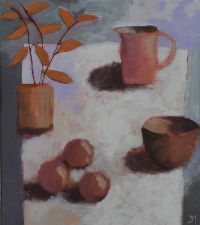 PLANT & BOWL by Derek Melville at Ross's Online Art Auctions