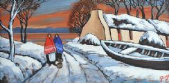 WINTER IN THE WEST by J.P. Rooney at Ross's Online Art Auctions