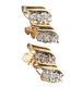 14CT GOLD AND DIAMOND DROP EARRINGS at Ross's Online Art Auctions