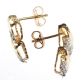 14CT GOLD AND DIAMOND DROP EARRINGS at Ross's Online Art Auctions