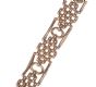 9CT ROSE GOLD GATE LINK BRACELET WITH HEART-SHAPED PADLOCK CLASP at Ross's Online Art Auctions