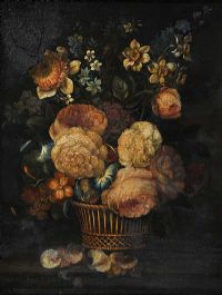 STILL LIFE, VASE OF FLOWERS by 19th Century English School at Ross's Online Art Auctions