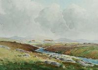 NEAR FALCARRAGH, CO. DONEGAL by Rowland Hill RUA at Ross's Online Art Auctions