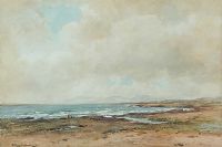 GATHERING SEAWEED, CONNEMARA by Wycliffe Egginton RI RCA at Ross's Online Art Auctions
