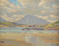 MUCKISH, DONEGAL by Robert Taylor Carson RUA at Ross's Online Art Auctions