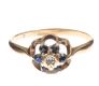 AN ASSORTMENT OF 9CT GOLD RINGS SET WITH GARNET AND SAPPHIRE (THREE IN NUMBER) at Ross's Online Art Auctions