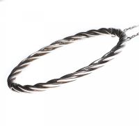 SILVER TWIST BANGLE at Ross's Online Art Auctions
