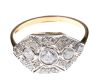 18CT GOLD AND DIAMOND RING IN THE STYLE OF ART DECO at Ross's Online Art Auctions