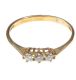 9CT GOLD AND DIAMOND RING at Ross's Online Art Auctions