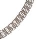 STERLING SILVER GATE LINK NECKLACE at Ross's Online Art Auctions