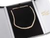 GRADUATED STRING OF SIMULATED PEARLS WITH A 9CT GOLD CLASP at Ross's Online Art Auctions