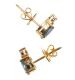 18CT GOLD SAPPHIRE AND DIAMOND EARRINGS at Ross's Online Art Auctions