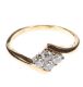 18CT GOLD AND DIAMOND CLUSTER RING at Ross's Online Art Auctions
