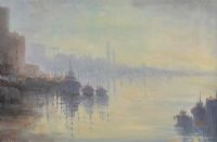 MIST ON THE LAGAN by Norman J. McCaig at Ross's Online Art Auctions