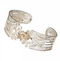 SILVER FILIGREE BANGLE at Ross's Online Art Auctions