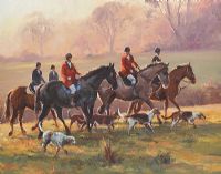 THE HUNT by Donal McNaughton at Ross's Online Art Auctions