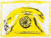 YELLOW TELEPHONE by Neil Shawcross RHA RUA at Ross's Online Art Auctions