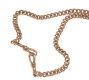 9CT ROSE GOLD ALBERT CHAIN WITH T-BAR AND MASONIC FOB at Ross's Online Art Auctions