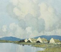 BLUE HILLS by Paul Henry RHA at Ross's Online Art Auctions