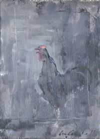 BLACK BIRD by Con Campbell at Ross's Online Art Auctions