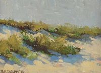 SAND DUNES IN THE EVENING by Deirdre M. Shanny at Ross's Online Art Auctions