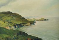 THE NORTH ANTRIM COAST by Charles McAuley at Ross's Online Art Auctions
