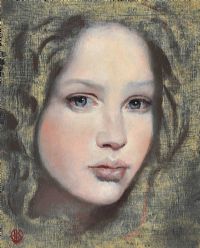 THE GIRL FROM SIENNA by Ken Hamilton at Ross's Online Art Auctions