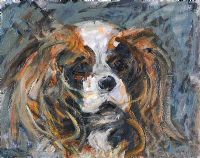 KING CHARLES SPANIEL by Stephen McKeown at Ross's Online Art Auctions