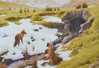 LAST SNOW AT THE FAIRY BRIDGE by Roy Gaston at Ross's Online Art Auctions