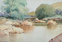 RIVER DUN, COUNTY ANTRIM by Maurice Canning Wilks ARHA RUA at Ross's Online Art Auctions