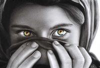 GIRL WITH HAZEL EYES by Eastern School at Ross's Online Art Auctions