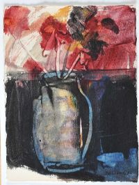 FLOWERS IN A POT by Brian Ballard RUA at Ross's Online Art Auctions